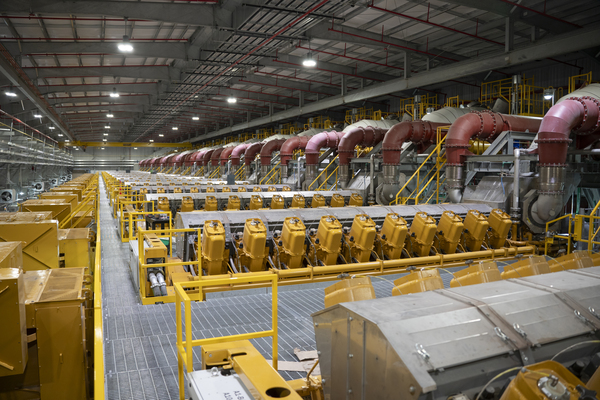 The engine hall at Yellowstone County Generating Station.